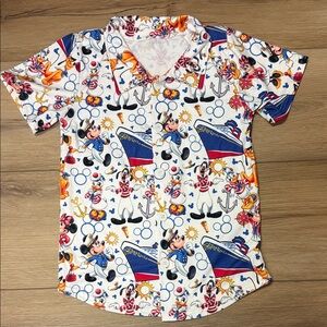 Disney Cruise button up shirt